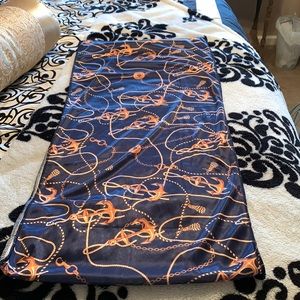 Silky like material hair wrap.